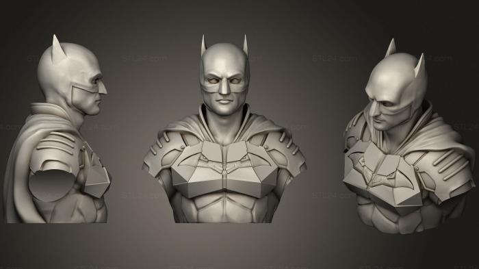Busts of heroes and monsters (GC Bat Pattinson BILL, BUSTH_1289) 3D models for cnc