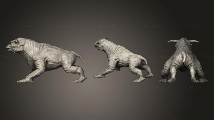 Бюсты монстры и герои (Собака ужаса Охотников за привидениями, BUSTH_1293) 3D модель для ЧПУ станка
