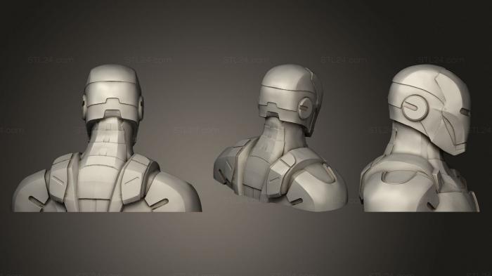 Iron Man Bust Cut to shoulders