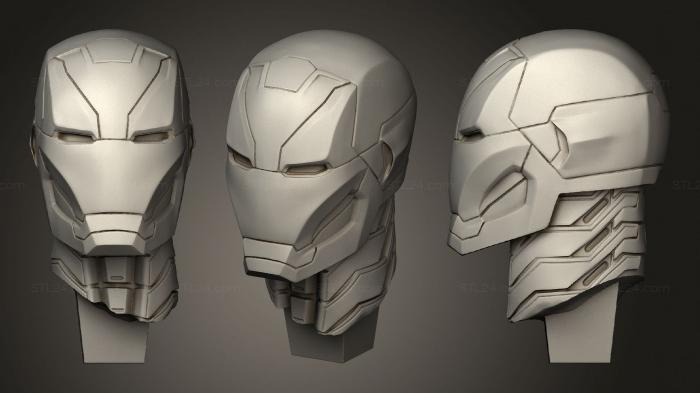 Busts of heroes and monsters (Iron Man Mark46, BUSTH_1377) 3D models for cnc