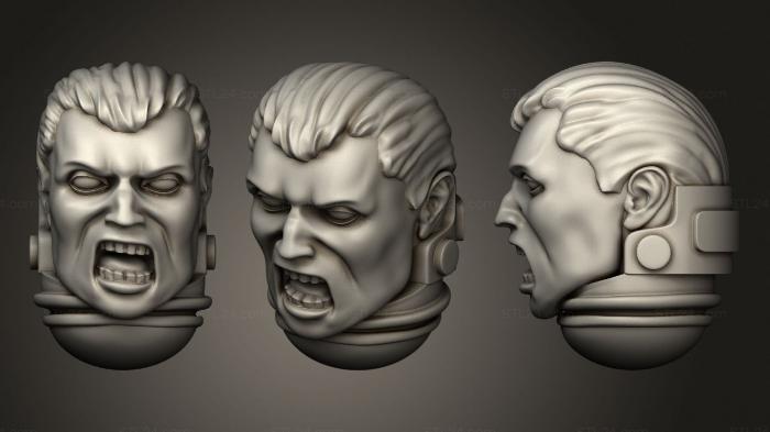 Busts of heroes and monsters (JUMP BOLTER, BUSTH_1409) 3D models for cnc