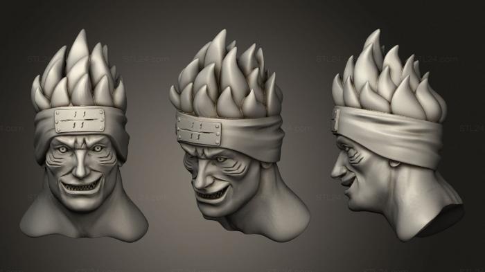 Busts of heroes and monsters (Kisame and Samehada, BUSTH_1429) 3D models for cnc