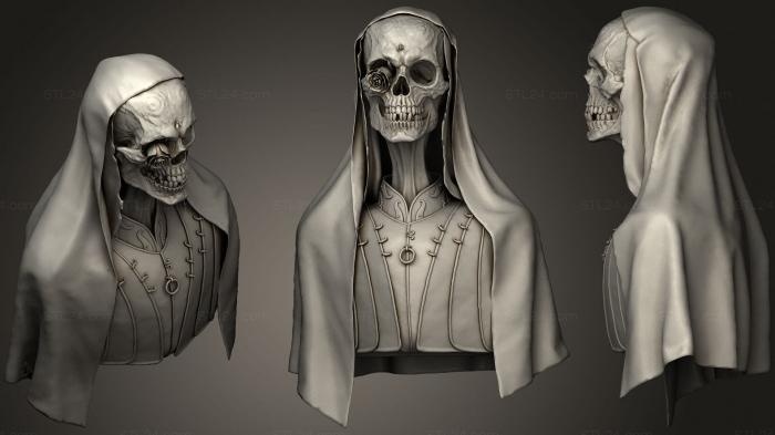Busts of heroes and monsters (La Fin en Rose 2, BUSTH_1444) 3D models for cnc