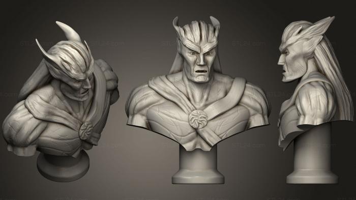 Busts of heroes and monsters (Legacy of Kain 3, BUSTH_1456) 3D models for cnc