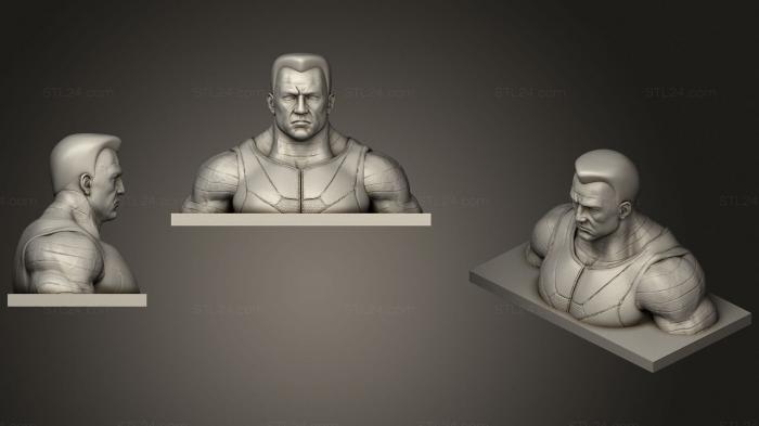 Бюсты монстры и герои (Бюст Чудо - Колосса, BUSTH_1490) 3D модель для ЧПУ станка