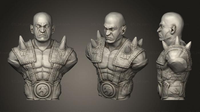 Busts of heroes and monsters (Panthro tundercats bust, BUSTH_1581) 3D models for cnc