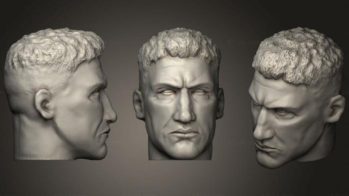 Punisher Head Jon Bernthal