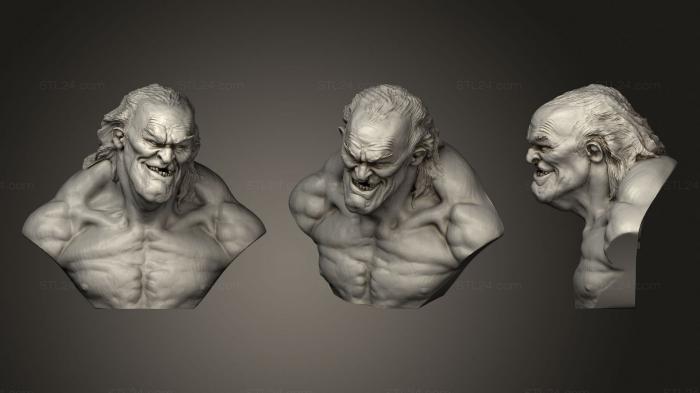 Scary Old Dude Bust !