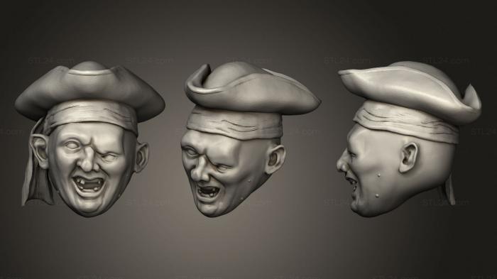 Busts of heroes and monsters (Sloth Goonies, BUSTH_1677) 3D models for cnc