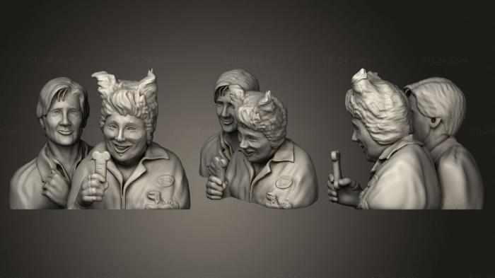 Busts of heroes and monsters (Spaceballs, BUSTH_1691) 3D models for cnc
