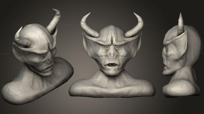 Бюсты монстры и герои (Повелитель вампиров 2, BUSTH_1779) 3D модель для ЧПУ станка