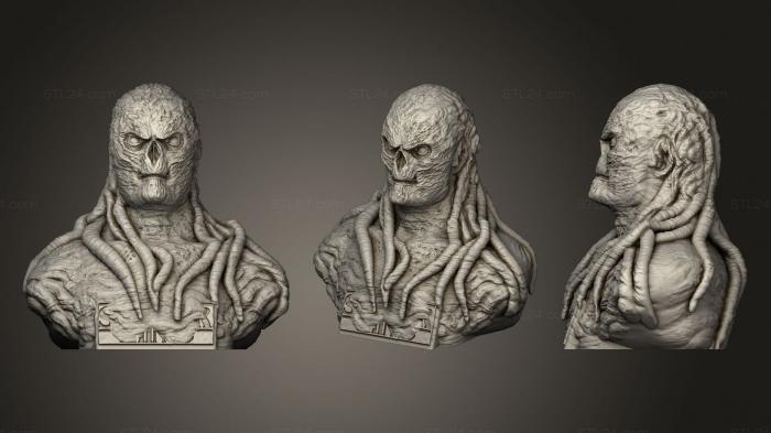 Бюсты монстры и герои (Бюст Векны, BUSTH_1782) 3D модель для ЧПУ станка