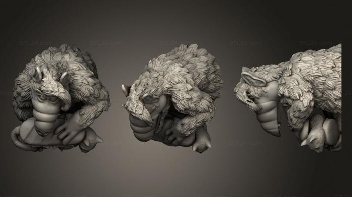 Busts of heroes and monsters (Alf Bust, BUSTH_1872) 3D models for cnc