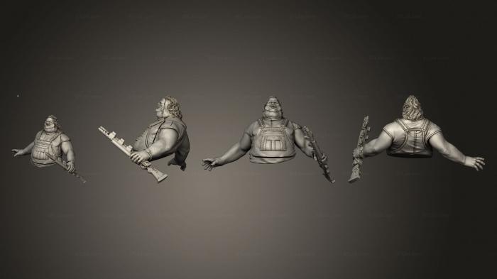 Бюсты монстры и герои (Бюст Билли В Мужском Костюме, BUSTH_1942) 3D модель для ЧПУ станка