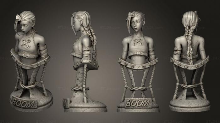 Busts of heroes and monsters (bust 2, BUSTH_1955) 3D models for cnc