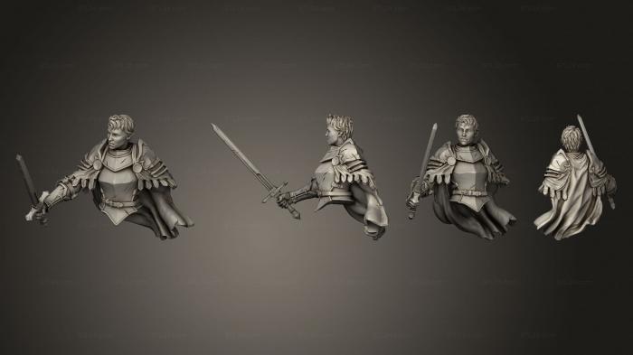 Busts of heroes and monsters (Bust Gikta Half Orc Paladin, BUSTH_1969) 3D models for cnc