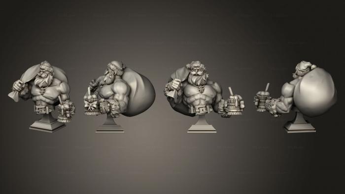 Busts of heroes and monsters (bust klaus anatomical, BUSTH_1972) 3D models for cnc