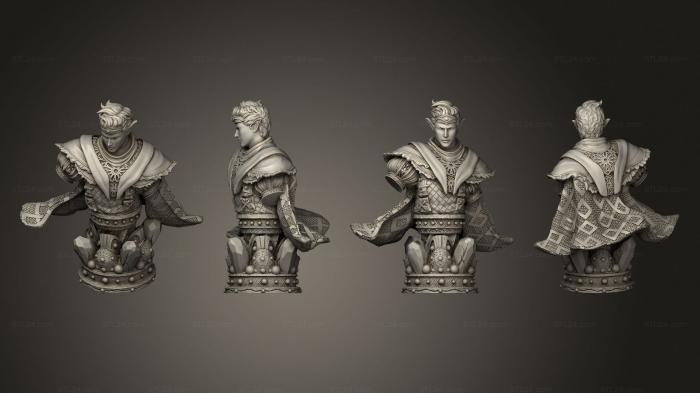 Busts of heroes and monsters (BUST Yunas, BUSTH_1984) 3D models for cnc