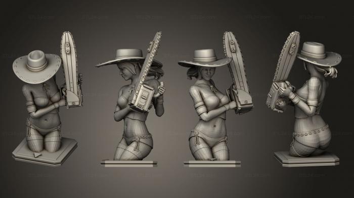 Busts of heroes and monsters (Characters Stripper, BUSTH_1992) 3D models for cnc