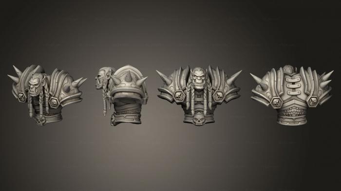 Busts of heroes and monsters (Deathbringer, BUSTH_2021) 3D models for cnc