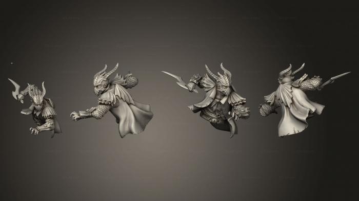 Бюсты монстры и герои (Разрушение Когтя Драконьего Культа, BUSTH_2025) 3D модель для ЧПУ станка