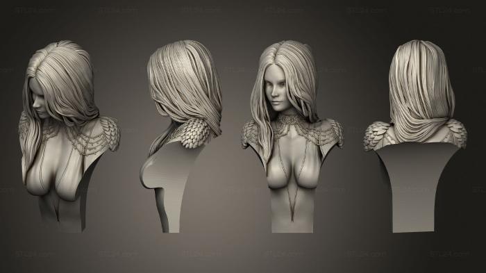 Busts of heroes and monsters (Egyption Armless, BUSTH_2028) 3D models for cnc