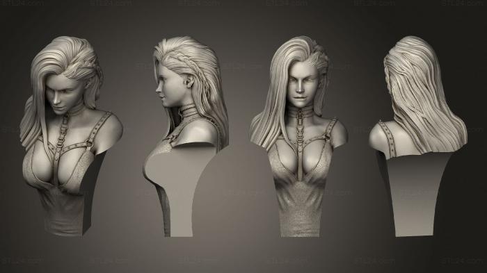 Busts of heroes and monsters (Gothic Armless, BUSTH_2074) 3D models for cnc
