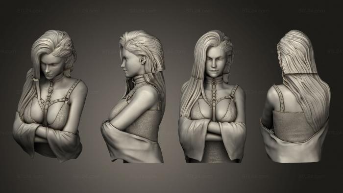 Busts of heroes and monsters (Gothic 01, BUSTH_2077) 3D models for cnc