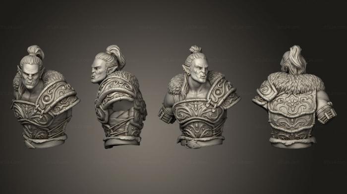 Busts of heroes and monsters (Hollowed 2, BUSTH_2112) 3D models for cnc