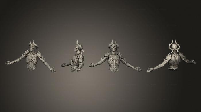 Бюсты монстры и герои (Бюст Адского Боевого Скафандра, BUSTH_2119) 3D модель для ЧПУ станка