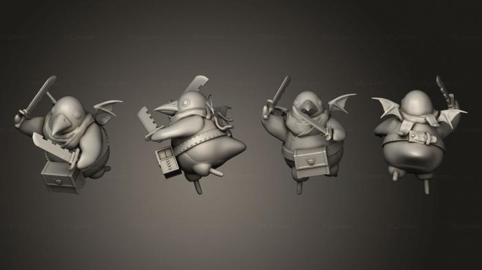 Busts of heroes and monsters (Jamie Korte Prinny, BUSTH_2121) 3D models for cnc