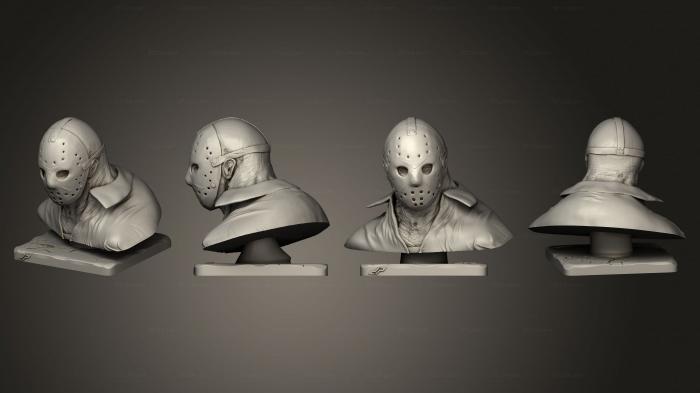 Busts of heroes and monsters (Jason Bust FDM, BUSTH_2122) 3D models for cnc