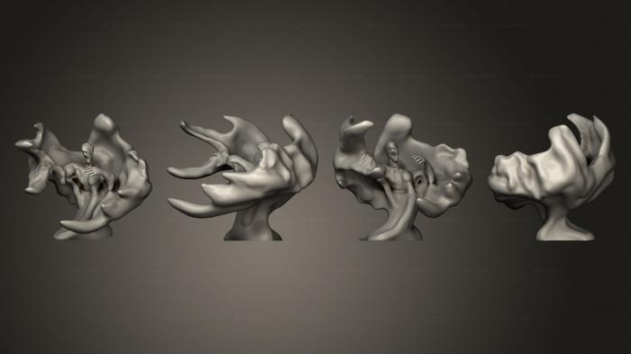 Busts of heroes and monsters (Living Quicksilver, BUSTH_2132) 3D models for cnc