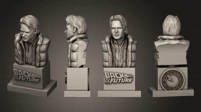 marty mcfly bust