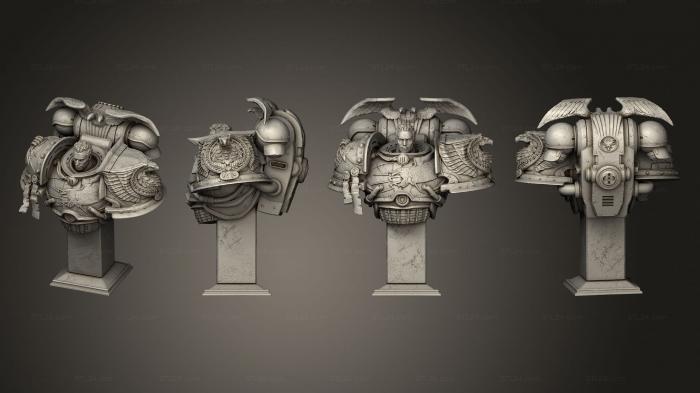 Busts of heroes and monsters (Rogal Dorn 2, BUSTH_2183) 3D models for cnc