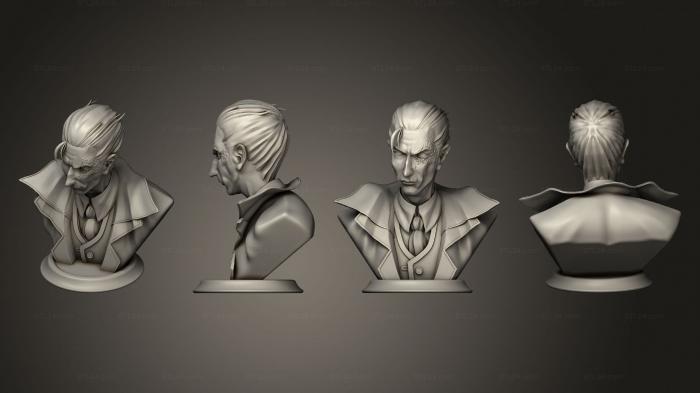 Busts of heroes and monsters (Silco 2, BUSTH_2199) 3D models for cnc