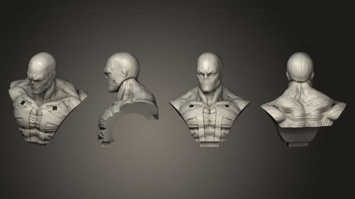 Busts of heroes and monsters (Spawn Bust, BUSTH_2204) 3D models for cnc