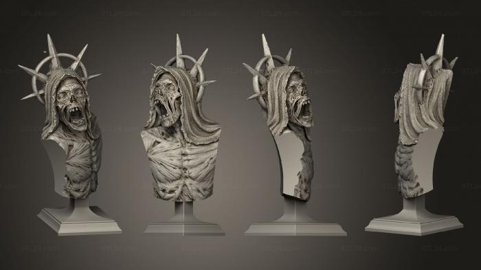 Busts of heroes and monsters (Styx Ferryman, BUSTH_2205) 3D models for cnc