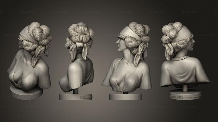 Busts of heroes and monsters (Torrida Minis, BUSTH_2227) 3D models for cnc
