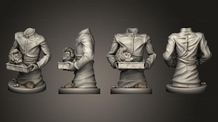 Busts of heroes and monsters (Aberration 2, BUSTH_2259) 3D models for cnc