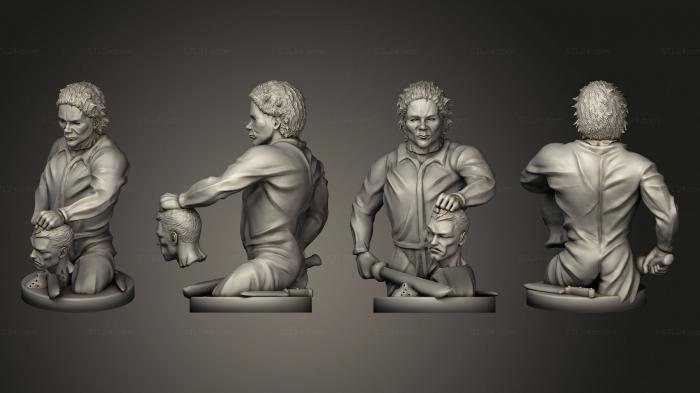 Busts of heroes and monsters (Aberration, BUSTH_2260) 3D models for cnc