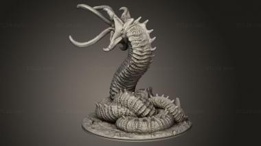 Busts of heroes and monsters (A DEN ALIEN EVIL DELIVERABLES OVERGROWN Larvae Alpha, BUSTH_2261) 3D models for cnc