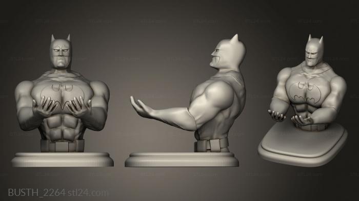 Busts of heroes and monsters (AA, BUSTH_2264) 3D models for cnc