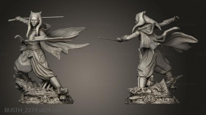 Ahsoka Tano Star Wars Sculpture