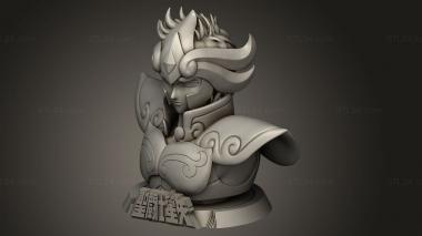 Busts of heroes and monsters (Aiolia Sekai, BUSTH_2276) 3D models for cnc