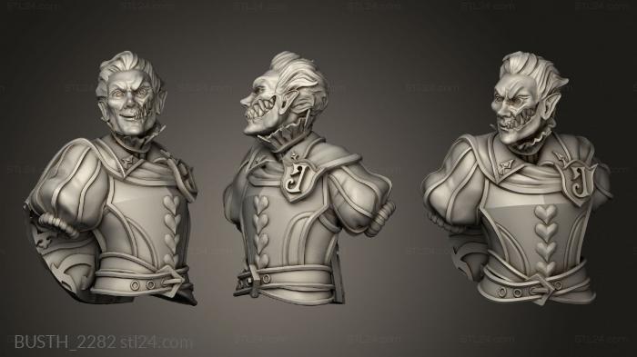 Busts of heroes and monsters (Alice in Nightmareland, BUSTH_2282) 3D models for cnc