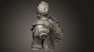 Busts of heroes and monsters (Alice in Nightmareland, BUSTH_2282) 3D models for cnc