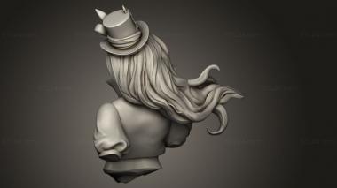 Busts of heroes and monsters (Alice in Nightmareland, BUSTH_2283) 3D models for cnc