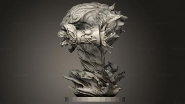 Busts of heroes and monsters (Alliance morph, BUSTH_2302) 3D models for cnc