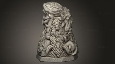 Busts of heroes and monsters (Ancient Relic HLW TT, BUSTH_2312) 3D models for cnc